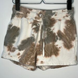 Sacré Erica Fleece Tie Dye Fleece Terry Casual Sweat Shorts XS